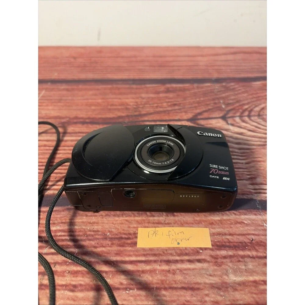 Canon 35mm Film Camera Compact Sure Shot 70 Zoom Date P/R
